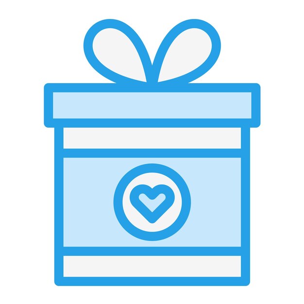 Ilustración de diseño de iconos vectoriales para regalos