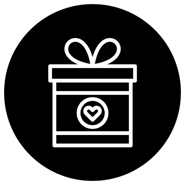Ilustración de diseño de iconos vectoriales para regalos