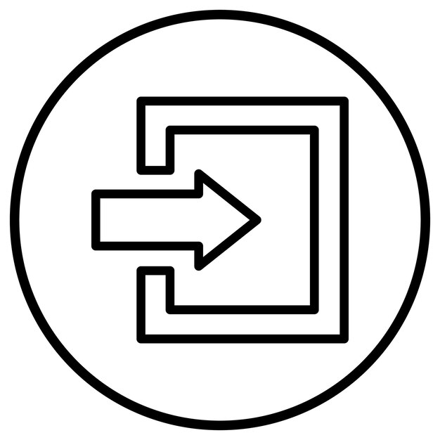Ilustración de diseño de íconos vectoriales de registro