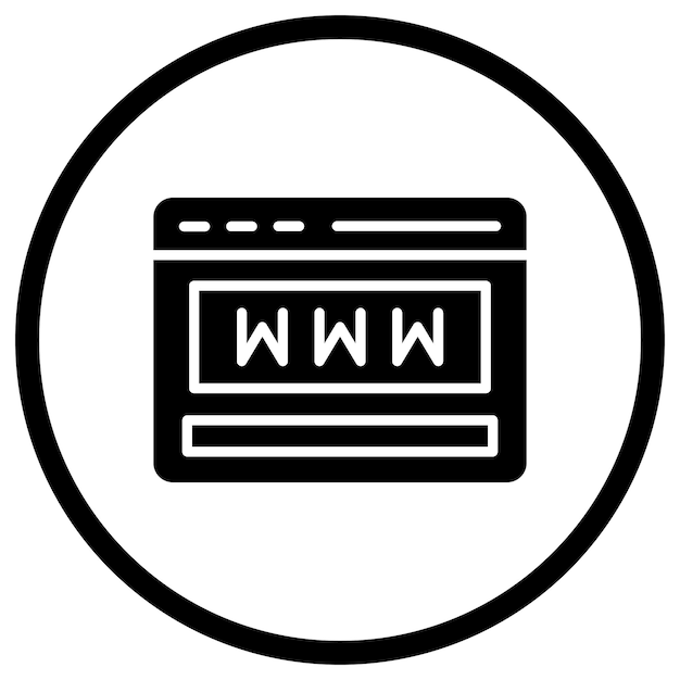 Ilustración de diseño de íconos vectoriales de sitios web