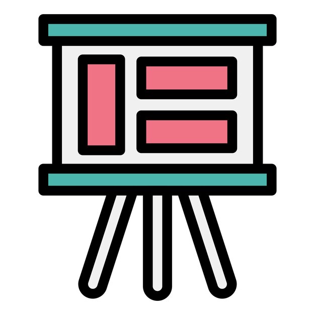 Ilustración del diseño de iconos vectoriales del tablero de historias