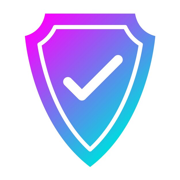 Ilustración de diseño de íconos vectoriales verificados
