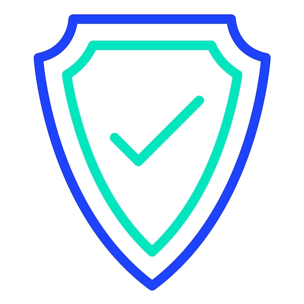 Ilustración de diseño de íconos vectoriales verificados