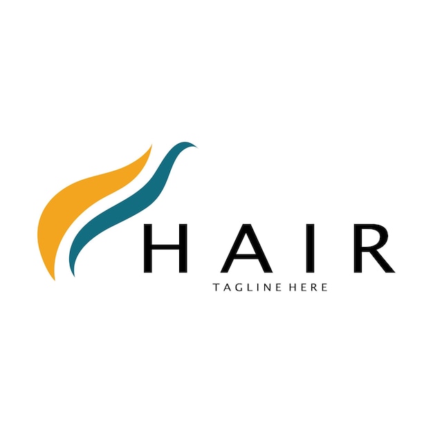 Ilustración de diseño de imagen de vector de logotipo de eliminación de logotipo de trasplante de cabello de logotipo de tratamiento de cabello