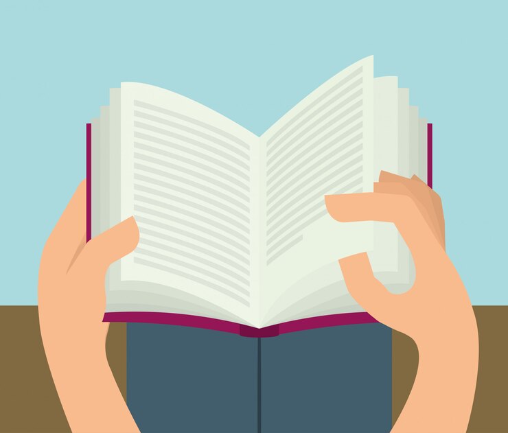Vector ilustración de diseño de libros