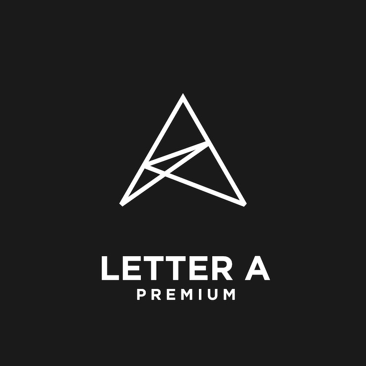 Vector una ilustración de diseño de logotipo abstracto de letras