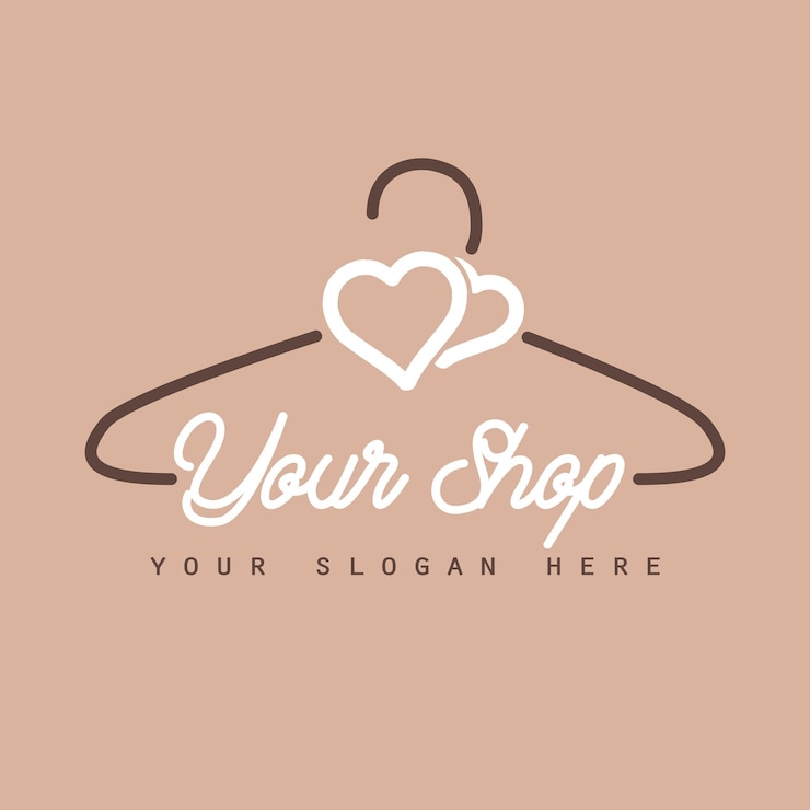 Vector ilustración del diseño del logotipo de la boutique