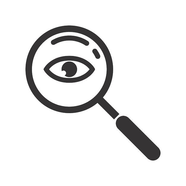 Ilustración de diseño de logotipo de icono de agente secreto