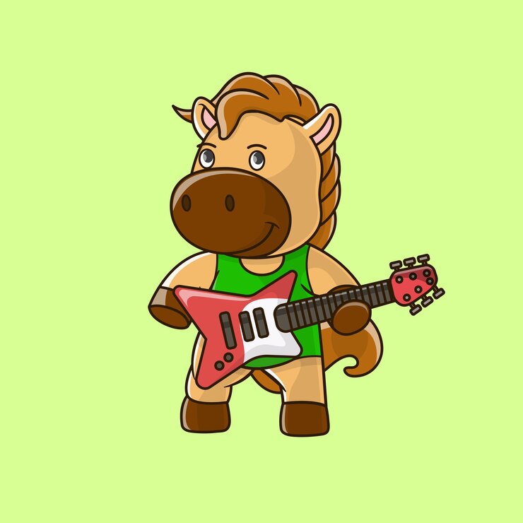 Vector ilustración de diseño de logotipo de león lindo