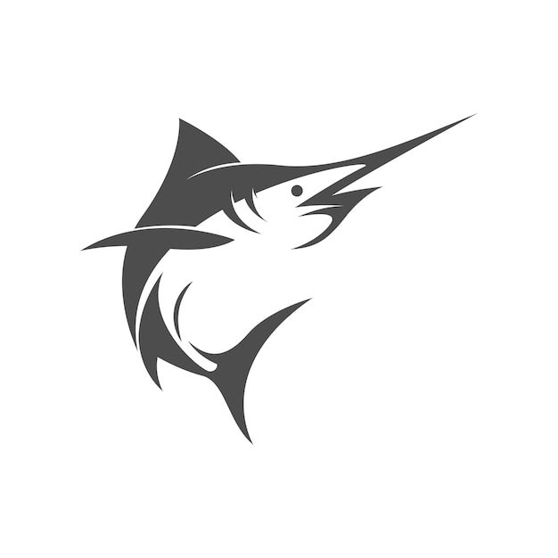 Ilustración de diseño de logotipo de pescado