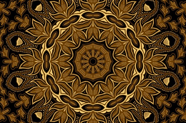 Ilustración del diseño del mandala para el fondo