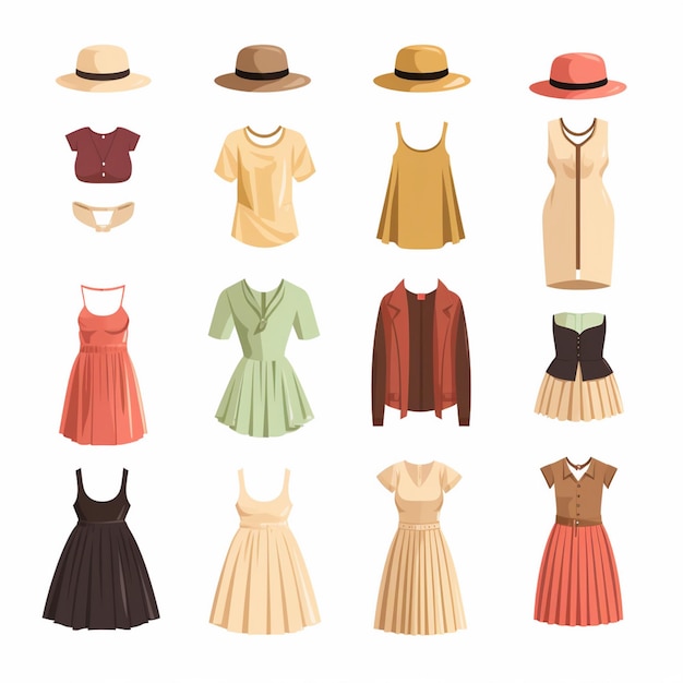 Ilustración diseño de moda fondo gráfico impresión vectorial arte textil vintage retro whi