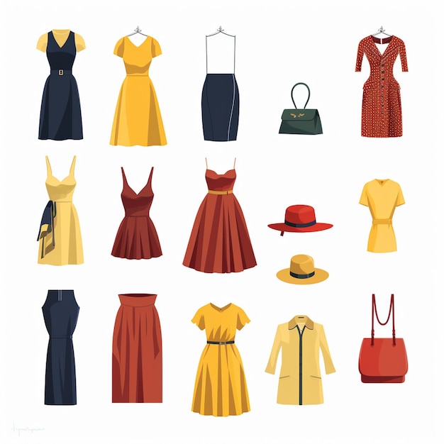 Ilustración diseño de moda fondo gráfico impresión vectorial arte textil vintage retro whi
