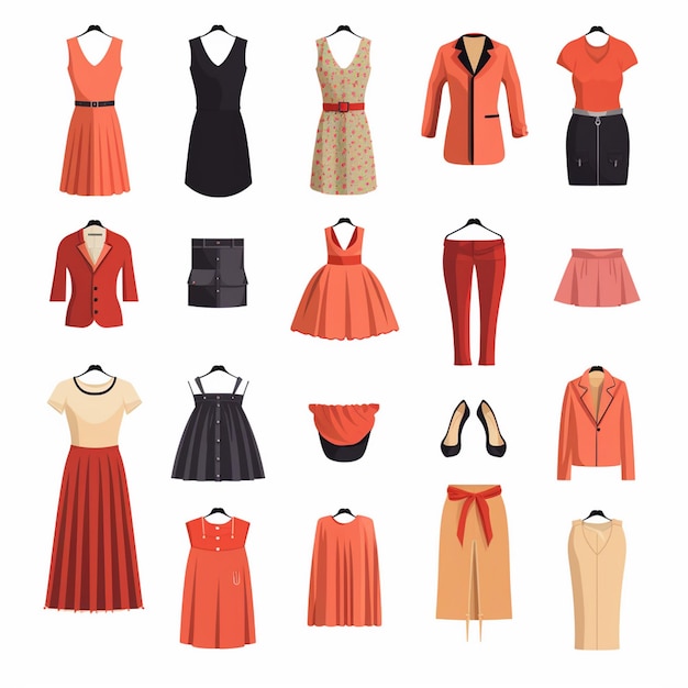 Ilustración diseño de moda fondo gráfico impresión vectorial arte textil vintage retro whi