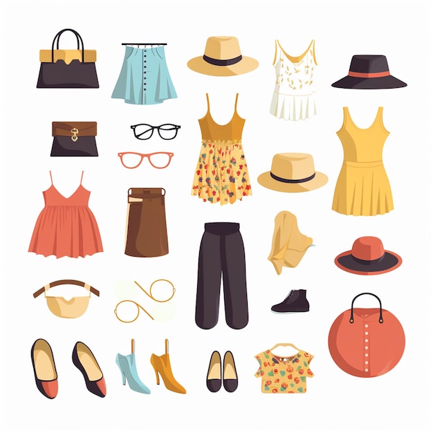 Ilustración diseño de moda fondo gráfico impresión vectorial arte textil vintage retro whi