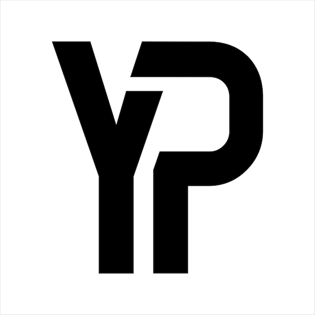 Ilustración del diseño del monograma del logotipo