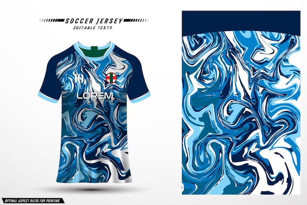 Ilustración de diseño de patrones fondo textil para camiseta deportiva maqueta de camiseta de fútbol