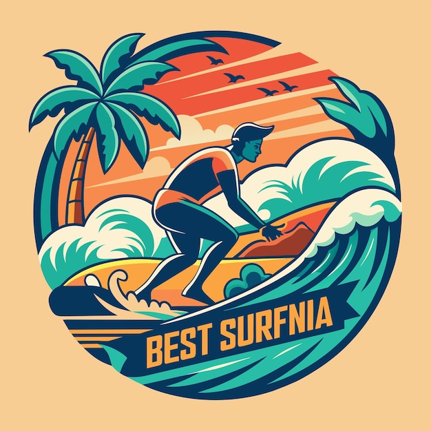 Ilustración para el diseño de pegatinas de camisetas