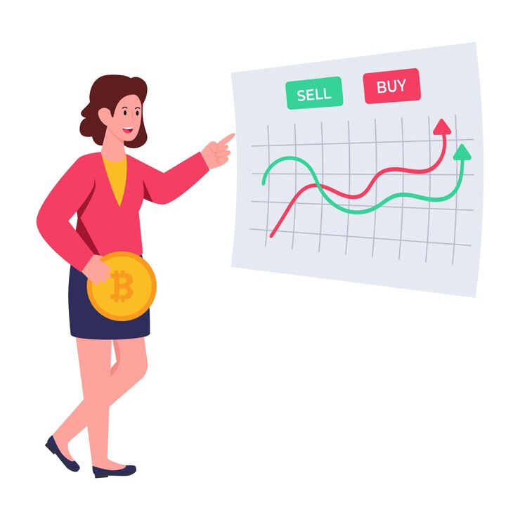 Vector ilustración de diseño perfecto de presentación de bitcoin