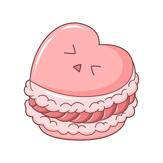 Ilustración del diseño de personajes de Macaroon