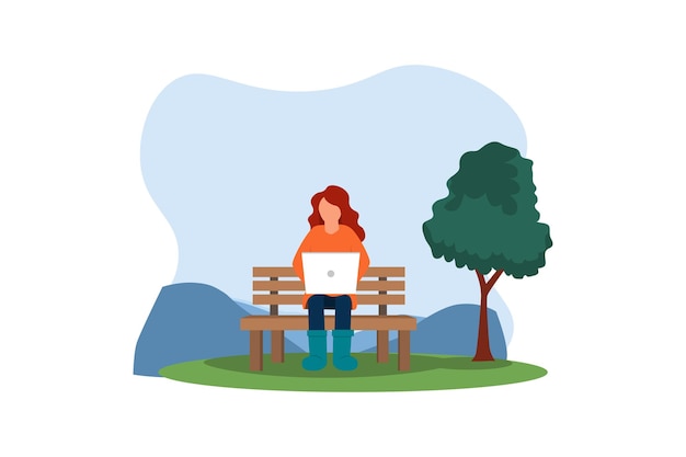 Ilustración de diseño de pisos para actividades de fin de semana