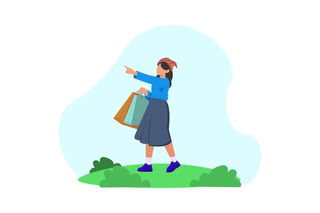 Ilustración de diseño plano de actividad de fin de semana