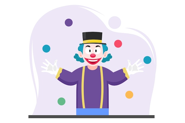 Ilustración del diseño plano de April Fools