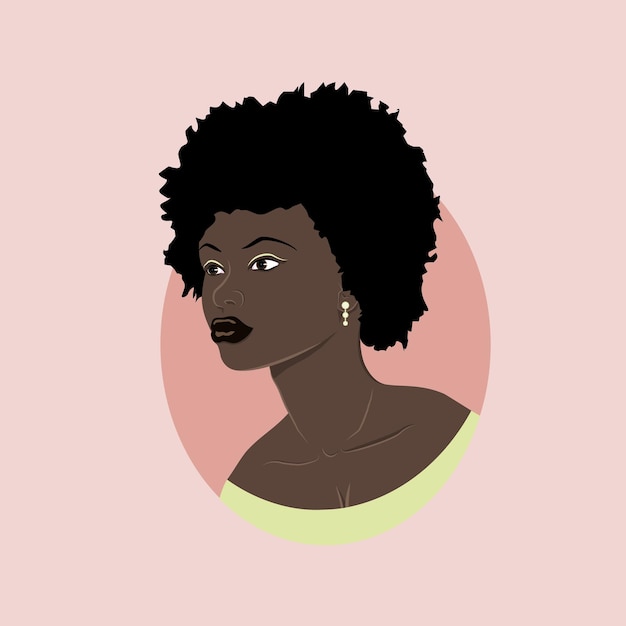 Vector ilustración de diseño plano de mujer