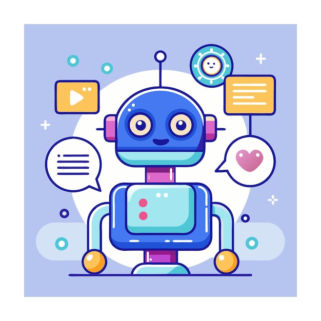 Ilustración de diseño plano de soporte al cliente