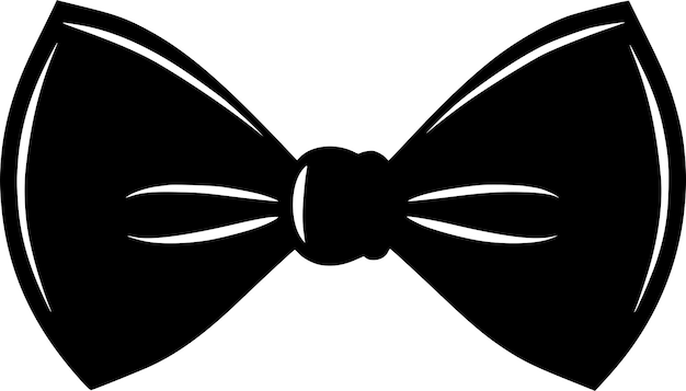 Ilustración del diseño del símbolo vectorial del icono de la corbata de arco