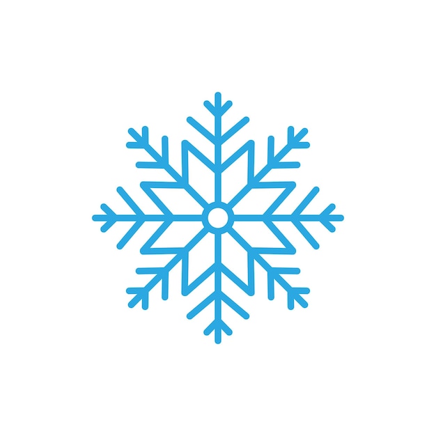 Vector ilustración del diseño de snowflakes style