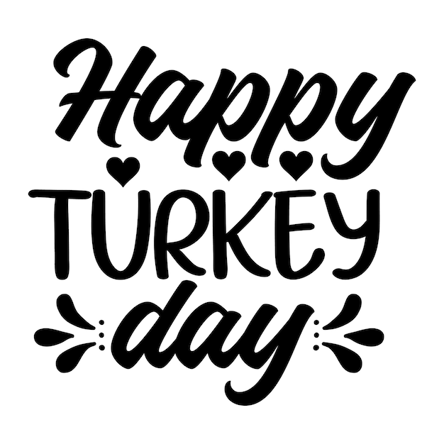 Ilustración de diseño de tipografía vectorial SVG de Acción de Gracias