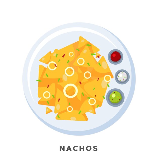 Ilustración de diseño de vectores de alimentos estadounidenses