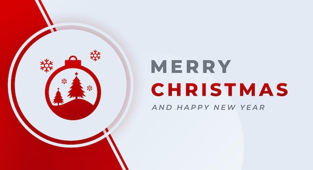 Ilustración de diseño de vectores de celebración del día de Navidad para publicidad de carteles de fondo