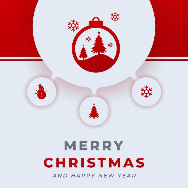 Ilustración de diseño de vectores de celebración del día de Navidad para publicidad de carteles de fondo