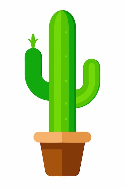 Ilustración del diseño vectorial del cactus