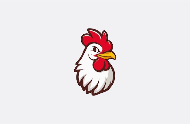 Ilustración del diseño vectorial del gallo