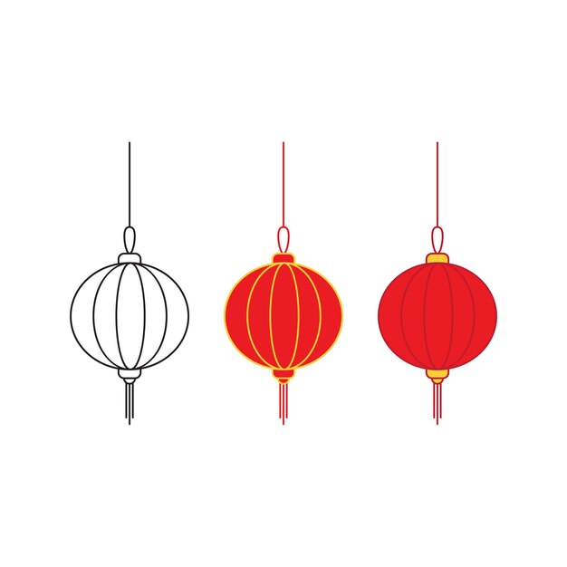 Ilustración de diseño vectorial Lampion