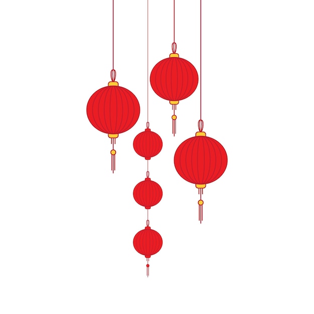Ilustración de diseño vectorial Lampion