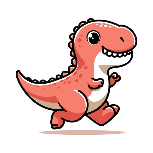 Ilustración de diseño vectorial de T-Rex