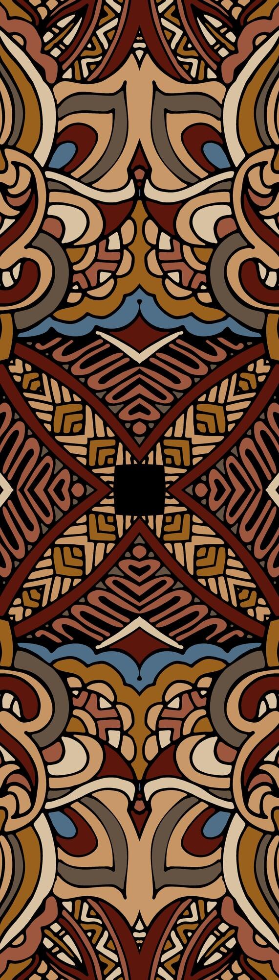 Ilustración de diseños florales y mandala.