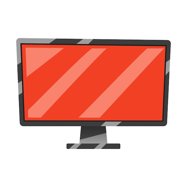 Ilustración de un dispositivo de computadora portátil en un fondo blanco