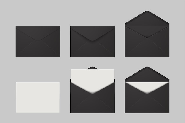 Ilustración de diversas condiciones de correo aislado