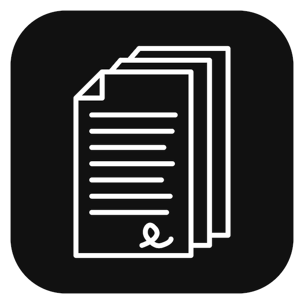Ilustración de la documentación vectorial
