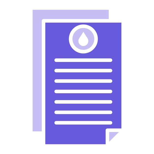 Ilustración del documento vectorial de aceite