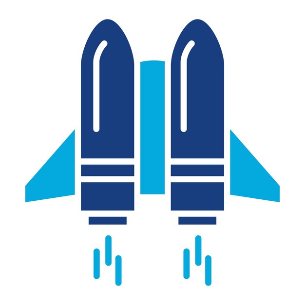 Ilustración en dos tonos de Jetpack