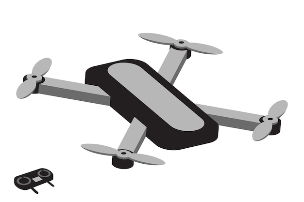 Ilustración de drone Quadcopter