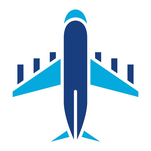 Ilustración de las duotonas de los aviones