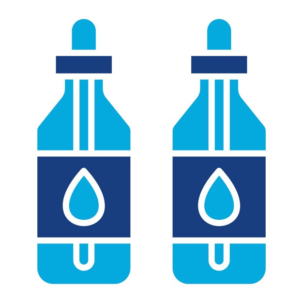 Ilustración duotónica de los aceites esenciales
