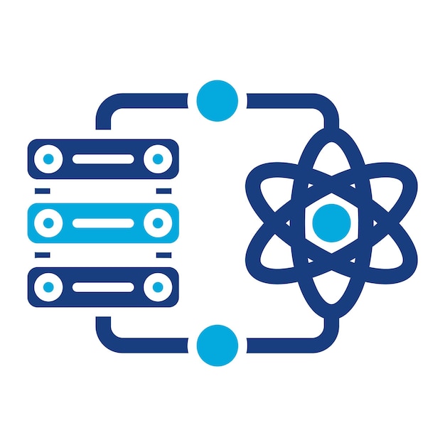 Ilustración duotónica de las ciencias de los datos